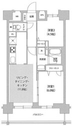 コンフォリア川口本町の物件間取画像